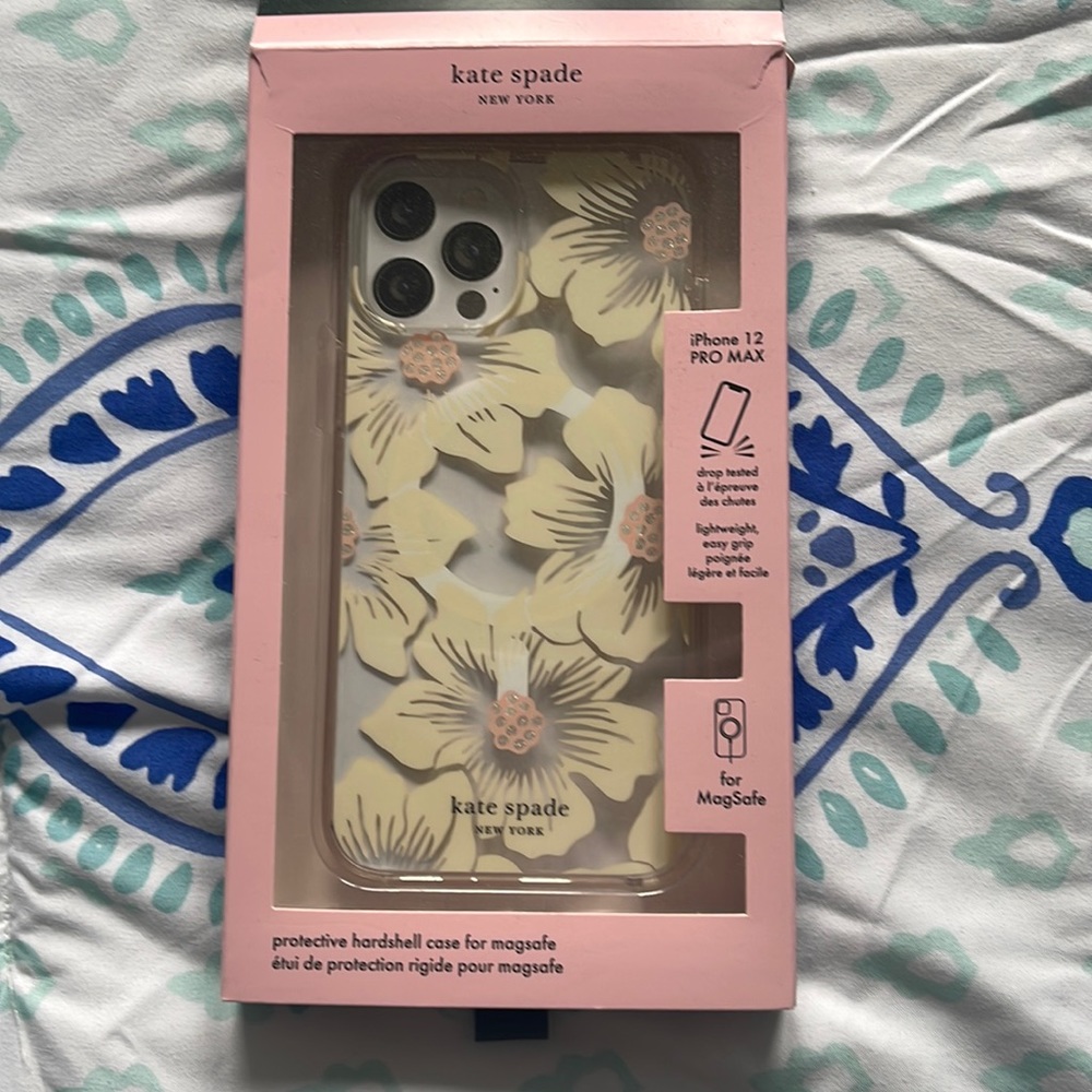 Kate Spade iPhone 12 Pro Max Phone case with Mag Safe